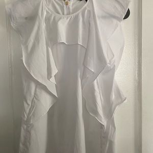 NWT Ralph Lauren white cotton blouse - size large